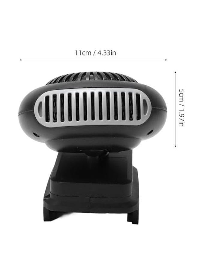 Zunate Cordless Space Heater for 18V Battery, 170W Portable Electric Fan Heater with 2 Heat Settings & USB Ports for Jobsite, Workshop (Battery Not Included) - Image 4