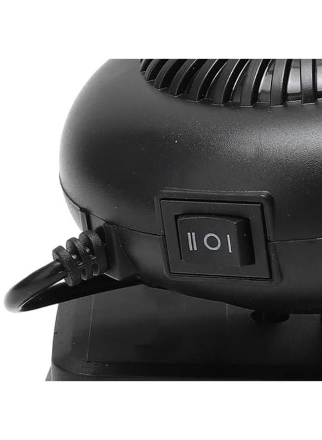 Zunate Cordless Space Heater for 18V Battery, 170W Portable Electric Fan Heater with 2 Heat Settings & USB Ports for Jobsite, Workshop (Battery Not Included) - Image 5