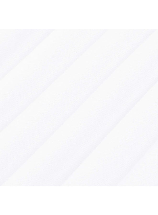 mellanni Mellanni Jersey Bed Sheets - 4 pc Queen Bedding Set - Cotton Sheets For Queen Size Bed - White Bedding Sheets & Pillowcases - Deep Pocket Jersey Knit Sheets Queen - T-Shirt Queen Sheets  - Image 5