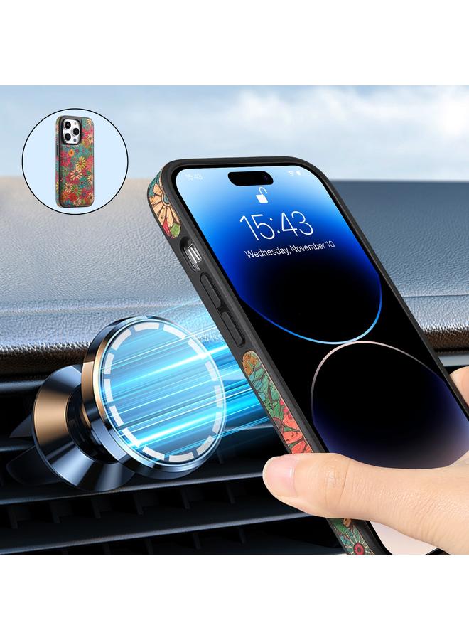 دينيور جراب لهاتف iPhone 15 Pro Max D23 MagSafe مزود بسحاب قابل للفصل ومحفظة وحامل هاتف - Image 5