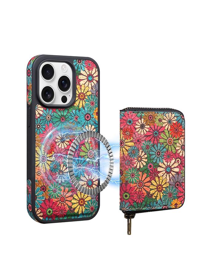 دينيور جراب لهاتف iPhone 15 Pro Max D23 MagSafe مزود بسحاب قابل للفصل ومحفظة وحامل هاتف - Image 1