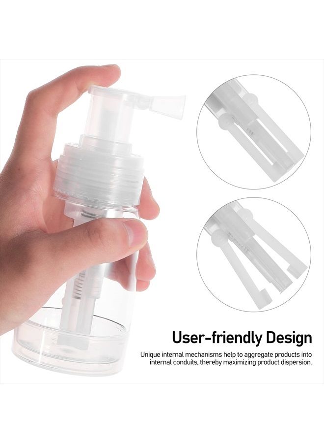 Lurrose Powder Spray Bottle 2pcs Hair Building Fibers Spray Bottle Empty Powder Travel Cosmetics Blower Hair Fiber Applicator for Salon Home - Image 4