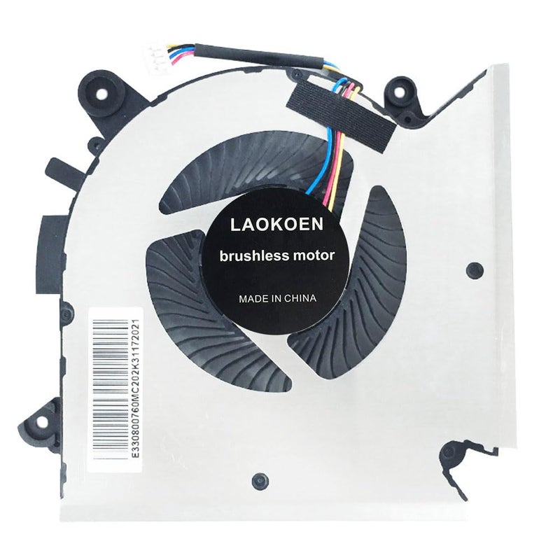 مروحة تبريد وحدة المعالجة المركزية الجديدة البديلة لجهاز MSI GF63 Thin Laptop GF63 8RD 9RCX 95C 9SC-614US 8SC GF65 Thin 9SD-004 9SEXR-250 9SD-252 9SEXR-249 9SD-251 9SE-013 MS-16R1 MS-16R2 MS-16R3 MS-16R5 MS-16W1 N413 - Image 1