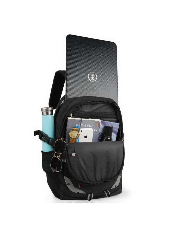 Half Moon Half Moon Large 35L Water Resistant 17.3" Laptop Bag for Men/Bagpacker Bag for Men, Black | Office Bag for Men/Office Bag for Women with Padded Laptop Compartment | Spacious & Multiple Pockets  - Image 4