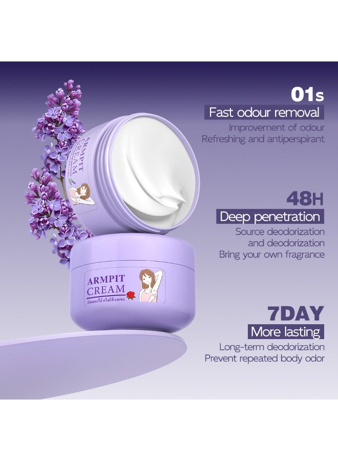 مايتشير التآخين مشرقة كريم مزيل الرائحة لعلاج التآخين المظلمة ، مكافحة رائحة الجسم للنساء والرجال ، 20g - Image 4