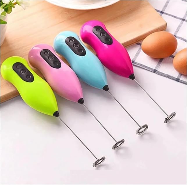 ELITAPRO ELITAPRO Powerful Milk Frother Wand Ultra Fast Handheld Drink Mixer Electric Whisk Foam Maker for Coffee Lattes Cappuccino Frappe Matcha Hot Chocolate Coffee Creamer Multi - Image 2
