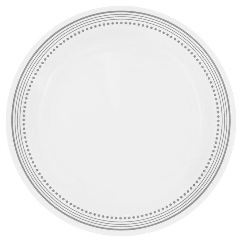 Corelle طقم عشاء كوريل 1127003 رمادي غامق مقاوم للكسر والتشقق 12 قطعة خدمة لـ 4 رمادي 27.94 × 12.38 × 26.67 سم - Image 4