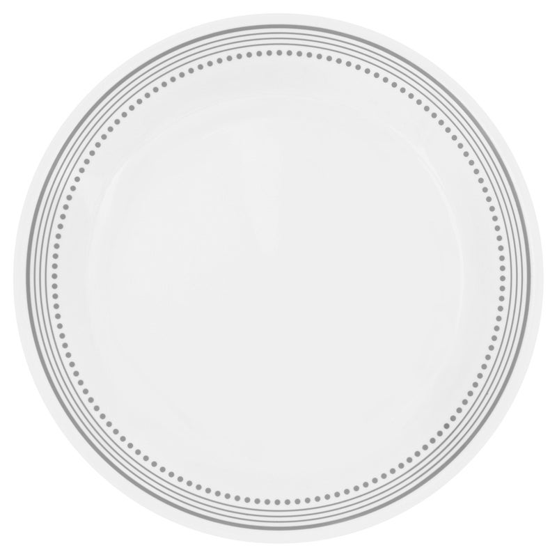 Corelle طقم عشاء كوريل 1127003 رمادي غامق مقاوم للكسر والتشقق 12 قطعة خدمة لـ 4 رمادي 27.94 × 12.38 × 26.67 سم - Image 3