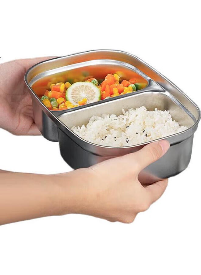 Newair Stainless Steel Bento Box With Microwave Heating Food Grade Divided Lunch Box For Students And Office Workers - Image 3