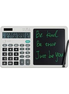 Generic Scientific Edition Calculator with LCD Notepad Erasable Writing Table, Office Desk Calculator  - Image 1
