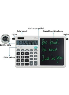 Generic Scientific Edition Calculator with LCD Notepad Erasable Writing Table, Office Desk Calculator  - Image 2