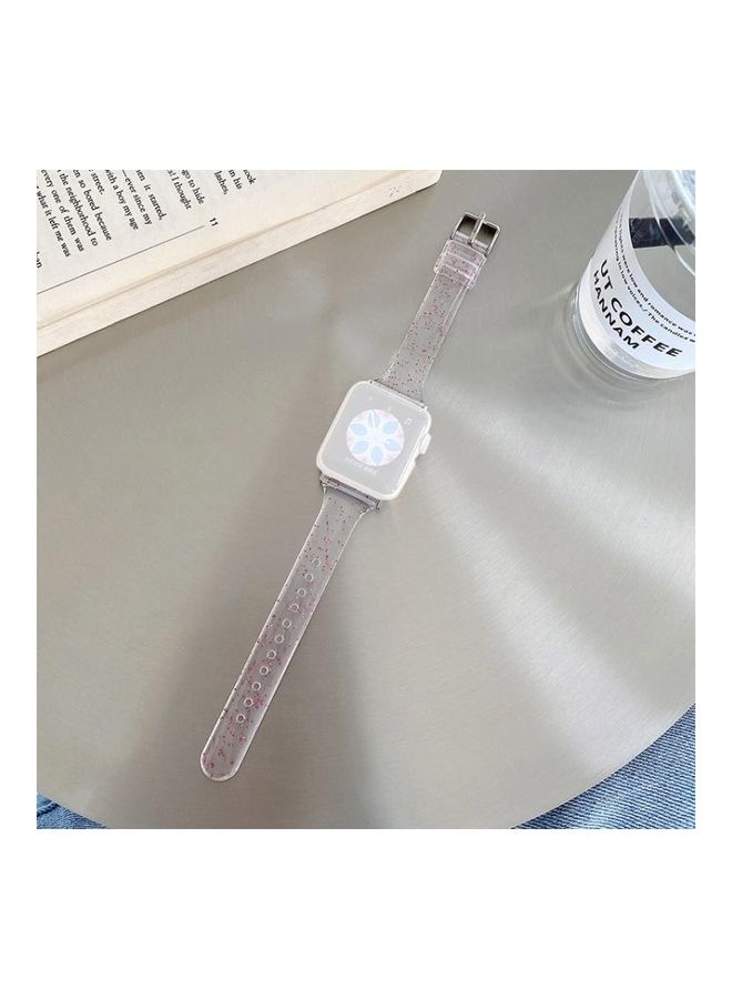 نيبمينينت سوار بديل لساعة أبل سيريس 7/6/اس اي/5/4/3/2/1 مقاس 41/40/38 ملم أحمر وردي - Image 1