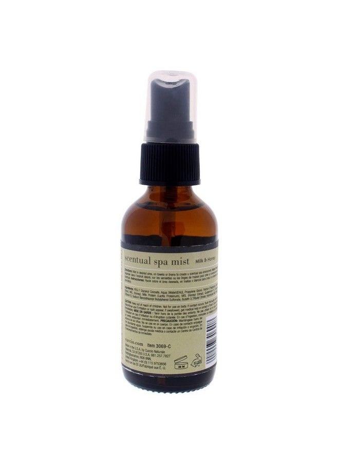 Cuccio Naturale Scentual Spa Mist  Aromatic Spray  Soothes And Softens Skin  Radiant And Rejuvenated Skin  Promotes A Relaxed And Calm Mindset  Paraben Free  Milk And Honey  2 Oz  - Image 3