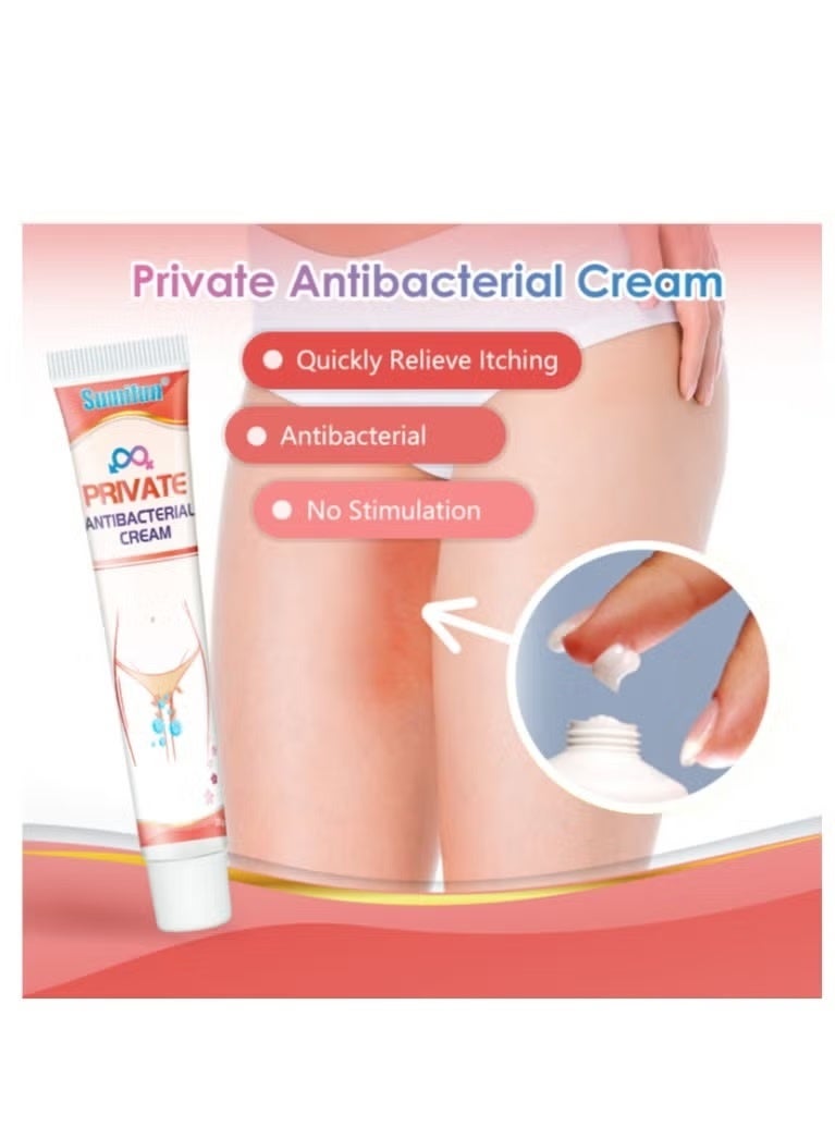 سوميفون كريم برايفت المضاد للبكتيريا 20 غرام، لتخفيف حكة الجلد موضعياً، مرهم مضاد للالتهابات الجلدية، كريم للعناية بالبشرة النسائية - Image 2