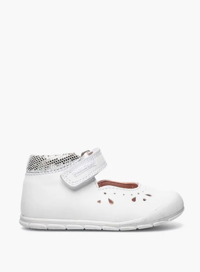 بابلوسكي Sneakers With Hook & Loop Closure, Perforated Detail