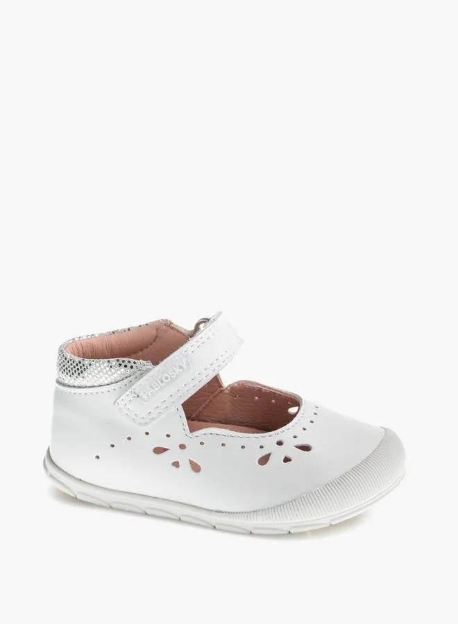 بابلوسكي Sneakers With Hook & Loop Closure, Perforated Detail