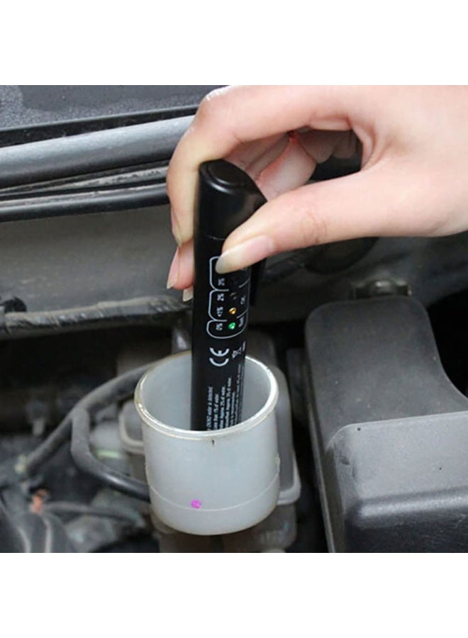 RAHAYM ND Brake Fluid Testers, Auto Brake Fluid Liquid Testing Pen for DOT3 DOT4 Vehicle, Automotive Brake Fluid Moisture Tester Testing Tools with 5 LED Indicators - Image 4