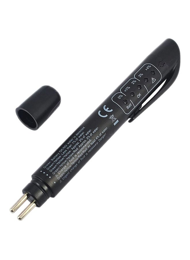 RAHAYM ND Brake Fluid Testers, Auto Brake Fluid Liquid Testing Pen for DOT3 DOT4 Vehicle, Automotive Brake Fluid Moisture Tester Testing Tools with 5 LED Indicators - Image 1