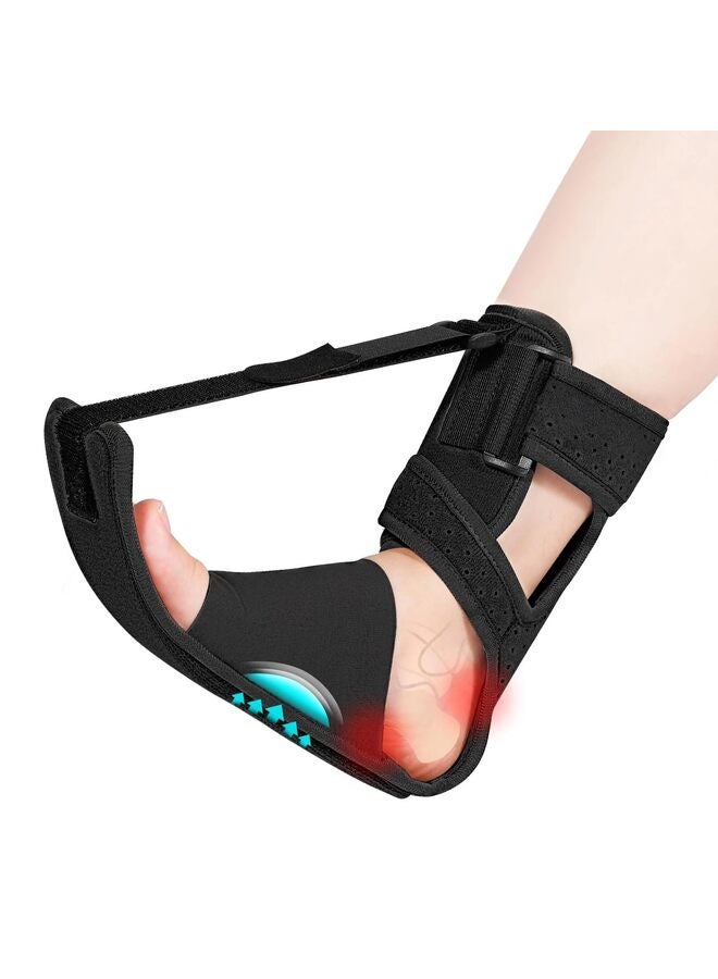 Upgraded Plantar Fasciitis Night Splint, Adjustable Straps Plantar Fasciitis Relief, Supportive Foot Braces with Arch Cushion for Achilles Tendonitis Foot Drop Heel Spur Pain Relief - Image 1