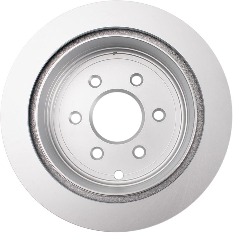 TRQ Rear Brake Rotors Set Vented Premium G-Coated Compatible with 2005-2022 Nissan Frontier 2005-2015 Xterra 2009-2012 Suzuki Equator - Image 5