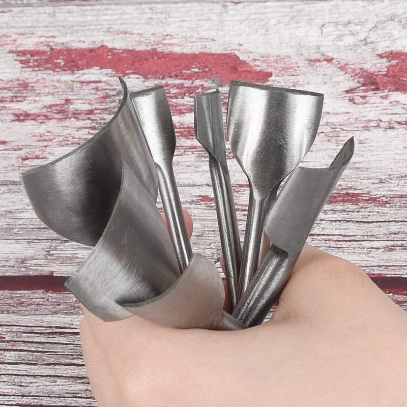 UUJOLY 7 Pcs Leather Half-Round Shaped Cutter Leathercraft Punching Tools Punch Strap Belt Wallet Bag DIY Handwork - Image 4