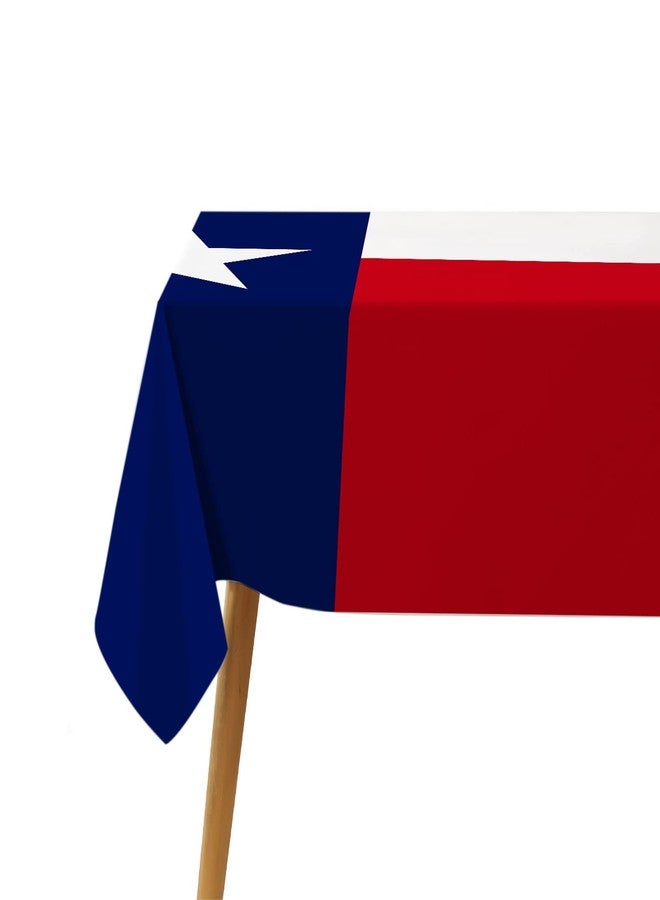 Hafangry Texas Tablecloth Texas Lone Star State Flag Table Cover for Kitchen Dining Room Home Decor-60×84inch - Image 5
