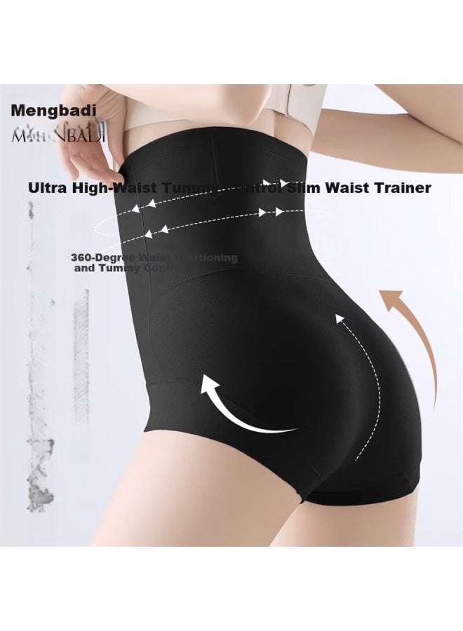 Moonbadi Women's Seamless High-waist Shaping Underwear Tummy Control Lifting Body Shaping Slim Fit High Elasticity No-panty Triangle Panties - Image 4
