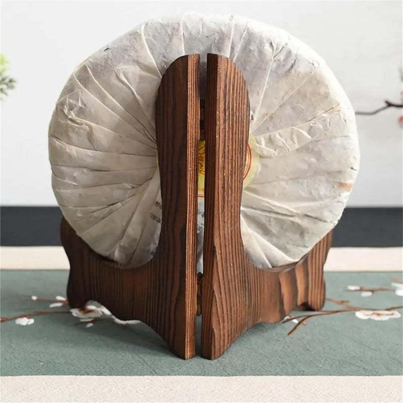 Easel Tray Shelf 4 Pcs Wood Display Rack, Foldable Easel for Plate Cake Stand For Art Easels(Burlywood,M 9.5x14cm) - Image 3
