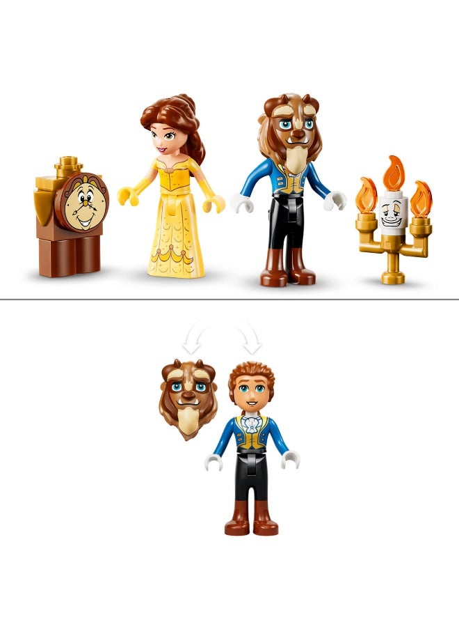 LEGO Disney Princess Belle & the Beast’s Enchanted Castle 43289 Building Toy Set (885 Pieces) - Image 3