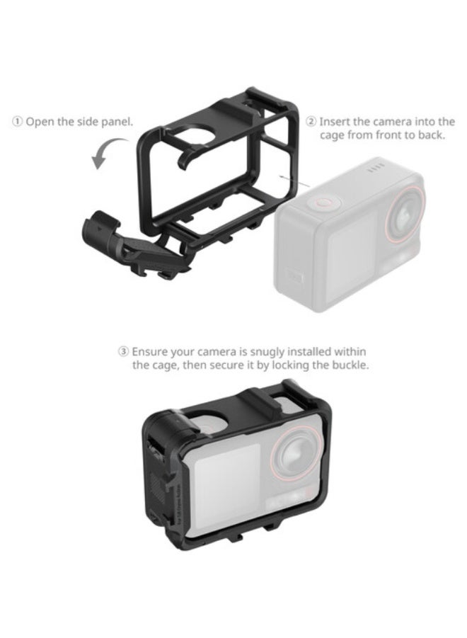 SMALLRIG SmallRig Cage for DJI OSMO Action 5 Pro & 4 & 3 5135 - Image 3