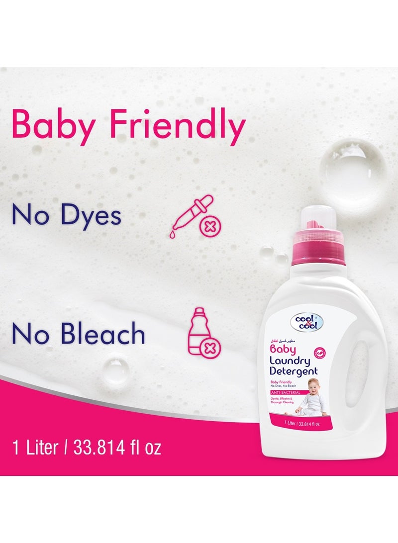 Cool & Cool Baby Laundry Detergent 1 Liter Pack of 4 - Image 3