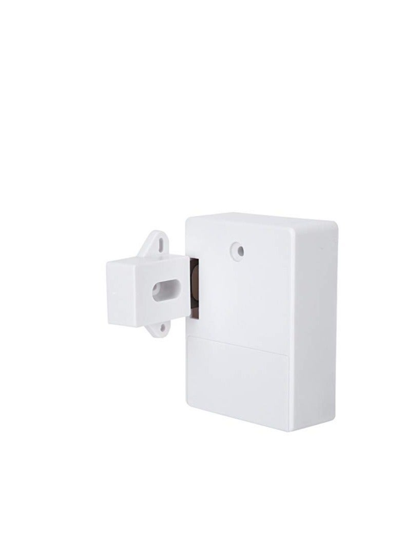 Excefore Smart Cabinet Lock, Electronic RFID Card Cabinet Lock, Hidden DIY RFID Lock Opening, for Wardrobe, Sauna, Libraries, Factories and Offices Locker (White)  - Image 1