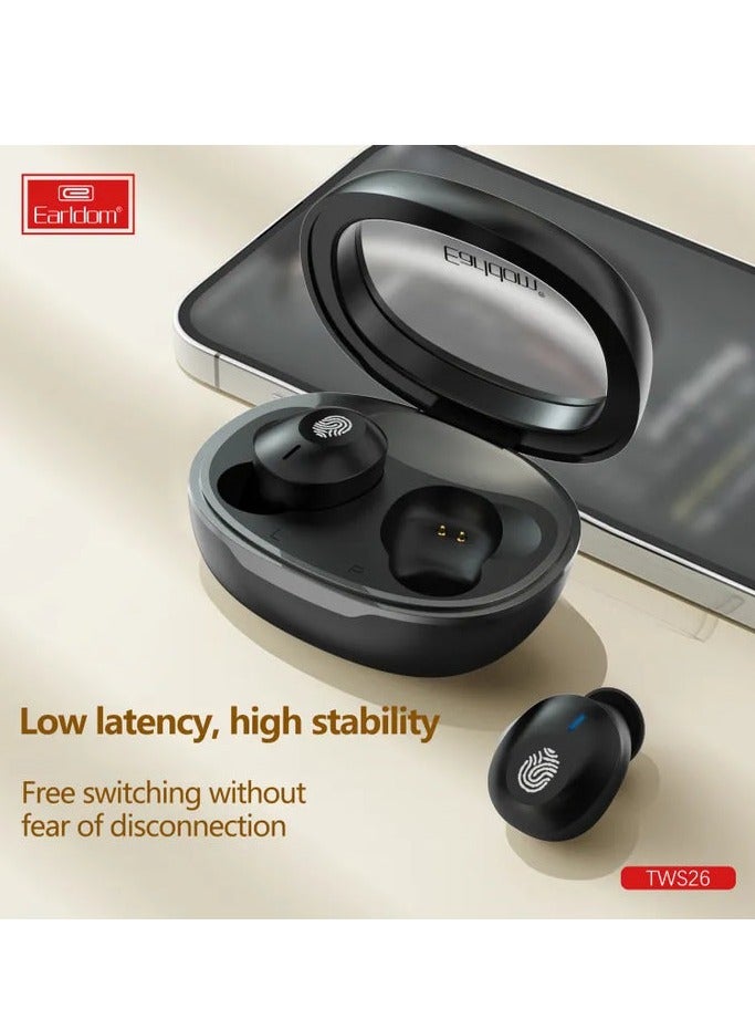 Earldom Wireless Earbuds TWS26 – True Wireless Stereo (TWS) Bluetooth Earphones for Clear Sound & Comfortable Fit - Image 5