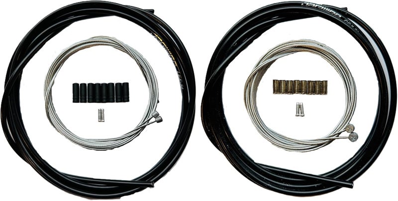 JAGWIRE MOUNTAIN SHOP KIT - Complete Brake & Shifter Cable and Housing Kit - Black - SRAM/Shimano - Image 1