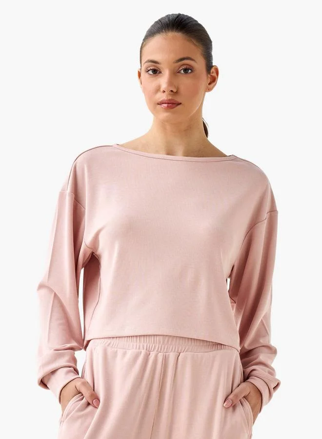 Splash Active Pink Women Cropped T-shirt for Women | Best Price UAE