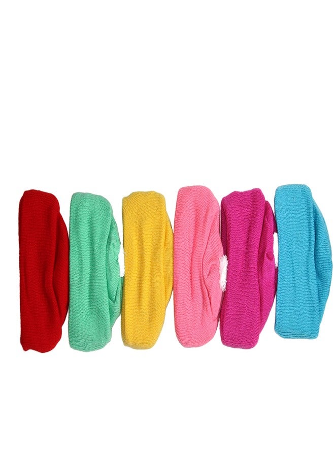 CHACKO Baby Boy's & Baby Girl's Soft Woolen Monkey Cap_Pack of 06(Multicolour,0-6 Months) - Image 5