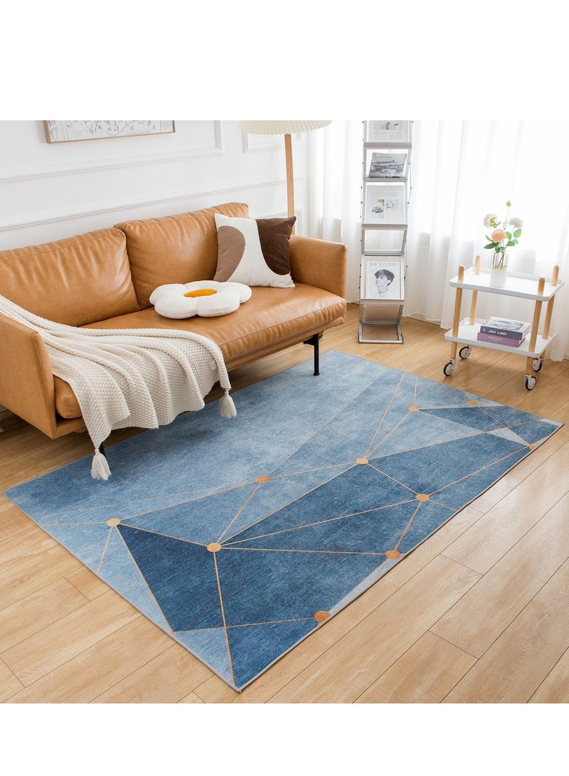Sharpdo Area Rugs Modern Simple Short Pile Carpet Living Room Bedroom Rug Anti-slip Floor Carpet Home Decor 160 * 230CM  - Image 3