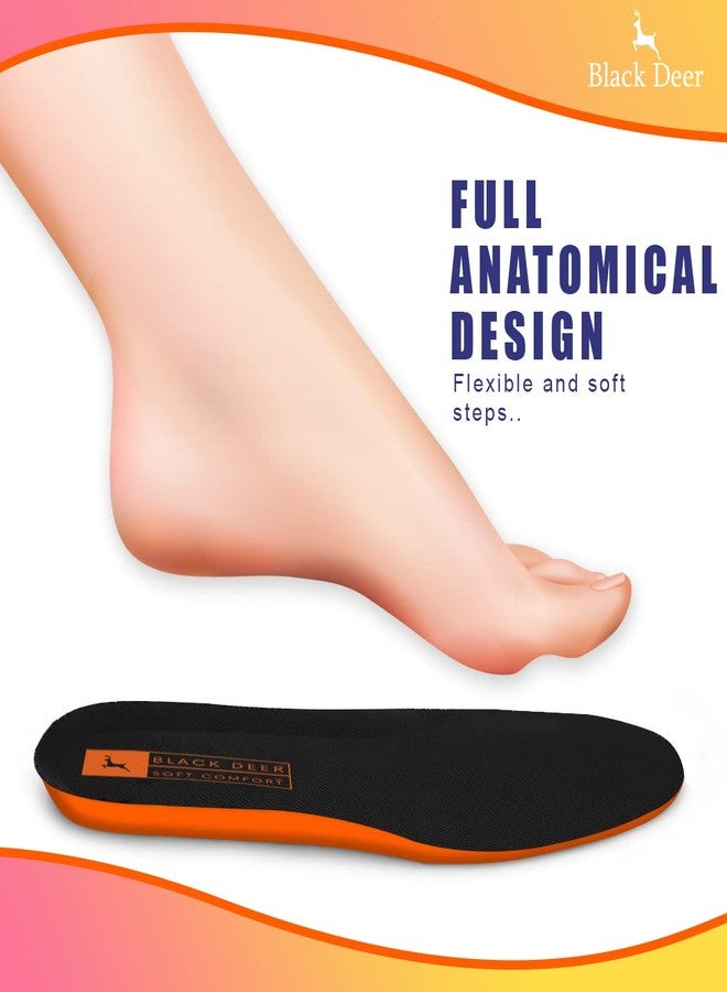 BLACK DEER X30 Orthopedic Comfort Sports Insoles Cushioning and Breathable for Men and Women Insoles for Everyday Use and Work Women 6,5-7 | Men 4,5-5 - Image 5