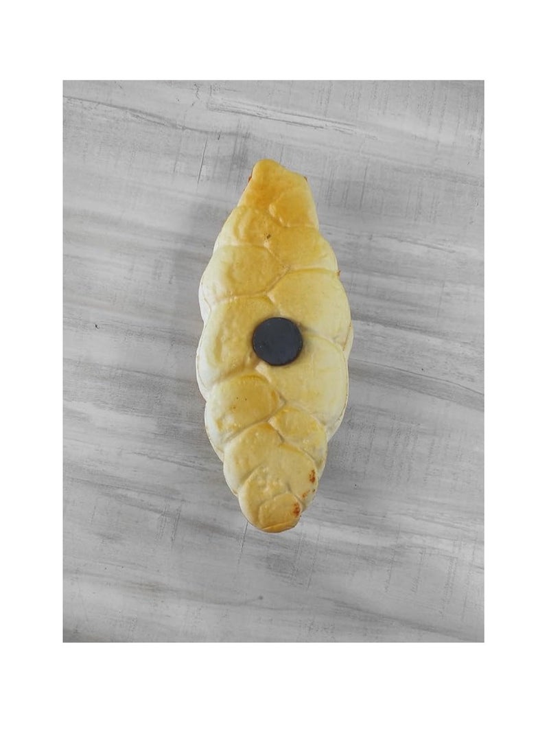 ملحقات منزل الراتنج الحقيقية ثلاثية الأبعاد، ملصقات مغناطيس للثلاجة، ملصقات مغناطيسية لأشكال الخبز المزيفة، شريحة خبز توست فرنسي فينو، باتي وباتي ملصق ثلاجة (باتي) - Image 2