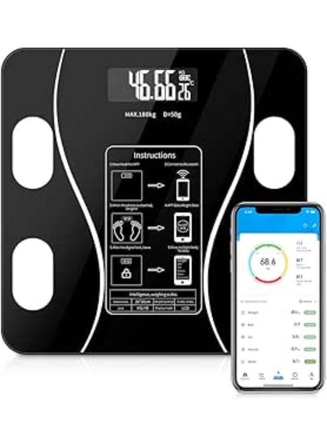 Generic Smart Bluetooth Personal Scale – Body Weight & Composition Tracking via Mobile App  - Image 1