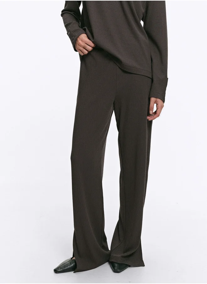 PARFOIS Trousers With Elastic Waistband