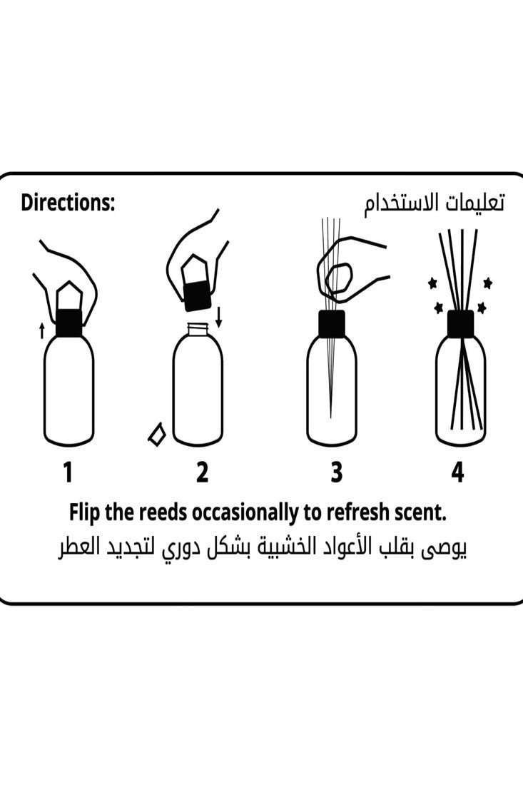 جولف أوركيد معطر جو بأعواد خشبية برائحة الأوركيد – انتعاش يدوم طويلاً (110 مل) - Image 3