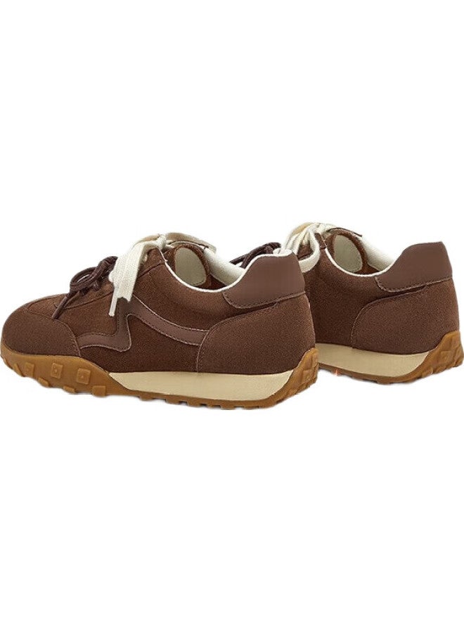 Bata Agan Women'S Spring Mall Thick-Soled Breathable Casual Sports Shoes 6587Dam5 Brown Size 39 - Image 2