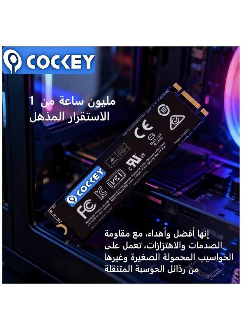 COCKEY 1TB PRO  1080MB/s SSD,M.2    NGFF  2280, Internal Solid State Drives, Compatible withDesktop computer,  Laptop Portable NGFF Interface Internal is compatible with portable hard disk enclosures - Image 5
