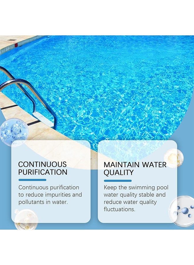 HOZONEX 80G Multifunction Chlorine Tablets,swimming pool effervescent tablet & applicator, For Swimming Pool Disinfection (1 Bottle Tablet) - Image 4