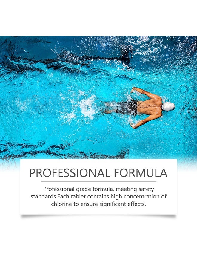 HOZONEX 80G Multifunction Chlorine Tablets,swimming pool effervescent tablet & applicator, For Swimming Pool Disinfection (1 Bottle Tablet) - Image 5