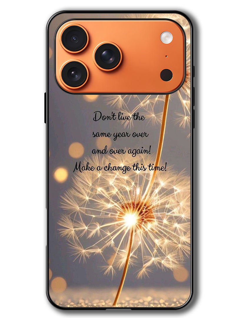 Theodor Case Compatible with Apple iPhone 17 Pro 6.3 Inch Protection Shockproof Bumper Cover Make a change - Image 1