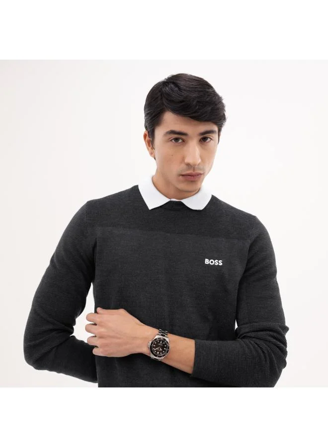 BOSS  BOSS Three Hand Quartz Movement Watch for Men TROPER SPORT Collection with Silver Stainless Steel Bracelet - 1514295 for Men | Best Price UAE