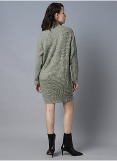 HIGH STAR Women sage Dress  - Image 2