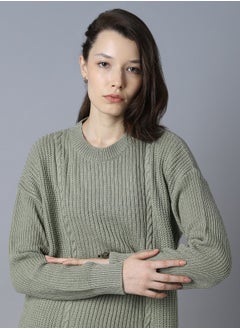 HIGH STAR Women sage Dress  - Image 3